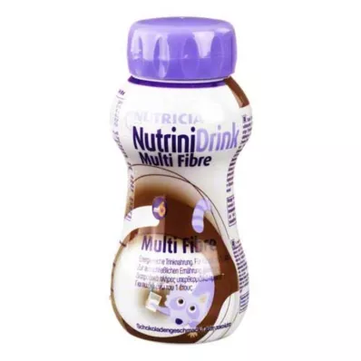 Nutrini Drink Multi Fiber Chocolate Flavor, 200 ml