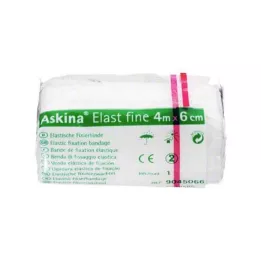 ASKINA Elast Fine bandasje 6 cmx4 m cellofan, 1 stk