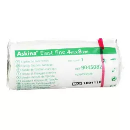 ASKINA Elast Fine bandasje 8 cmx4 m cellofan, 1 stk