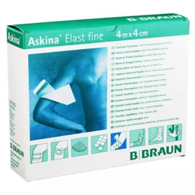 ASKINA Elast Fine Bandage 4 cmx4 m løs, 20 stk
