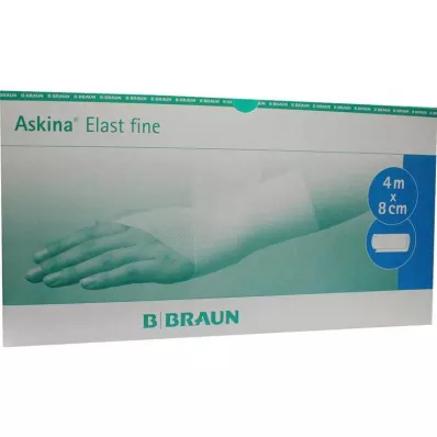 ASKINA Elast Fine Bandage 8 cmx4 m løs, 100 stk ASKINA Elast Fine Bandage 8 cmx4 m løs, 100 stk