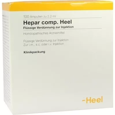 HEPAR COMP.Hælampuller, 100 stk