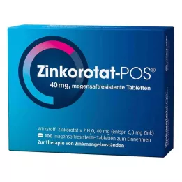 ZINKOROTAT POS enterotabletter, 100 stk
