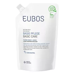 EUBOS FLÜSSIG blå, uparfymert pose, 400 ml