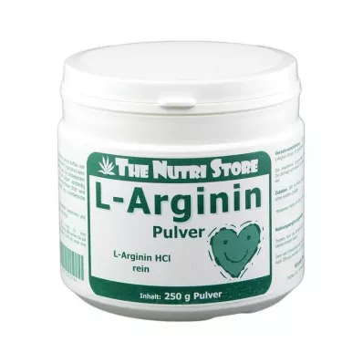 L-ARGININ HCL rent pulver, 250 g L-ARGININ HCL rent pulver, 250 g