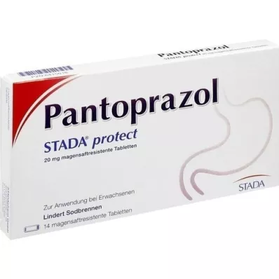 PANTOPRAZOL STADA protect 20 mg enterotablett, 14 stk