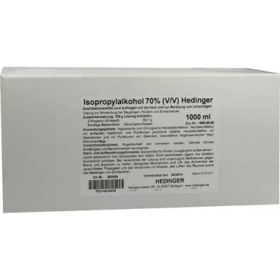 ISOPROPYLALKOHOL 70 % Hedinger, 1000 ml