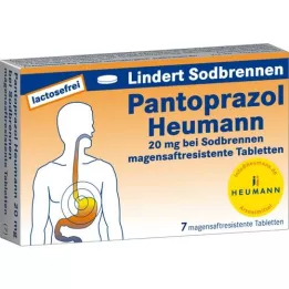 PANTOPRAZOL Heumann 20 mg b.Sodbrennen msr.tabl., 7 stk