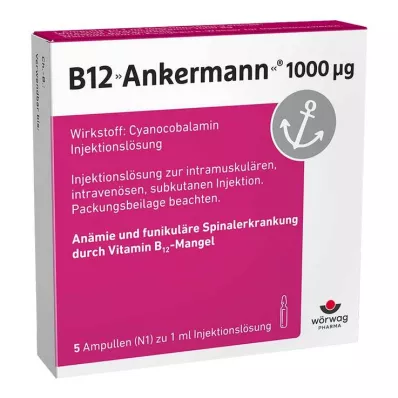 B12 ANKERMANN 1 000 μg Ampuller, 5X1 ml