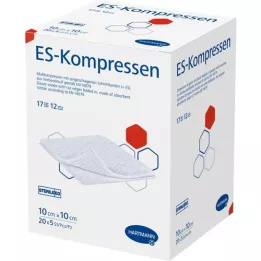 ES-KOMPRESSEN steril 10x10 cm 12x bulkpakke, 20X5 stk