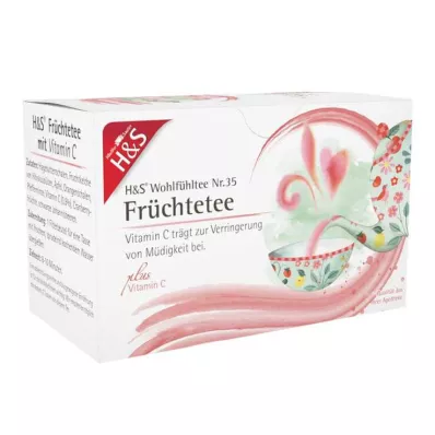 H&amp;S Frukt med vitamin C-filterpose, 20X2,7 g