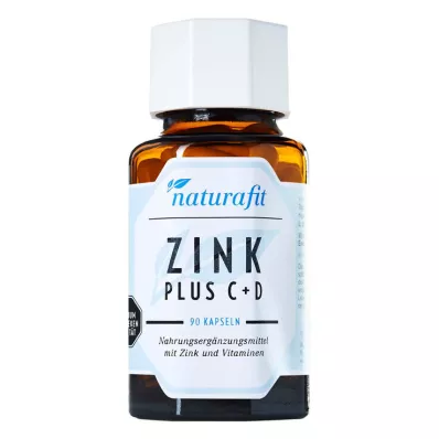 NATURAFIT Zink Plus C+D-kapsler, 90 kapsler NATURAFIT Zink Plus C+D-kapsler, 90 kapsler
