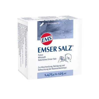EMSER Salt 1,475 g pulver, 20 stk EMSER Salt 1,475 g pulver, 20 stk