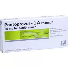 [1a Pharma 20 mg mot halsbrann msr.tab. 14 stk