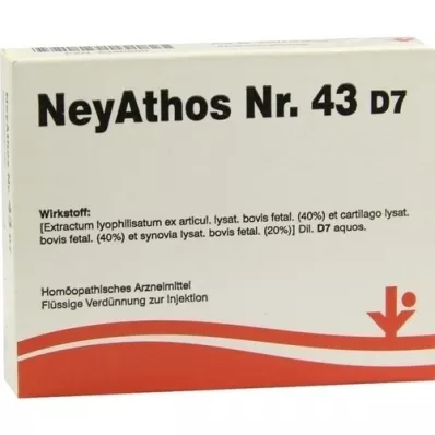 NEYATHOS Nr. 43 D 7 ampuller, 5X2 ml