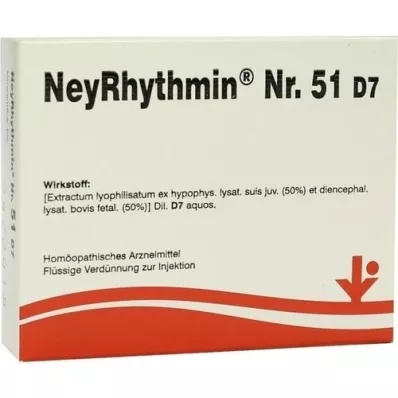 NEYRHYTHMIN No.51 D 7 Ampuller, 5X2 ml