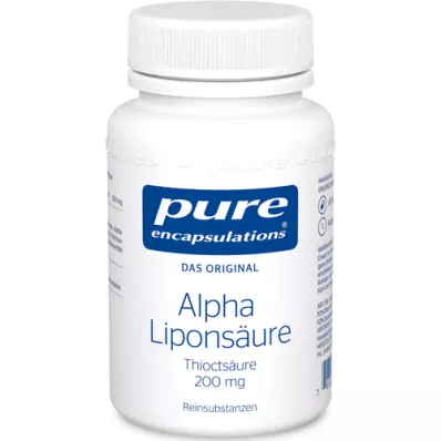 PURE ENCAPSULATIONS Kapsler med alfa-liponsyre, 60 kapsler