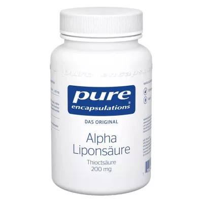 PURE ENCAPSULATIONS Kapsler med alfa-liponsyre, 120 kapsler