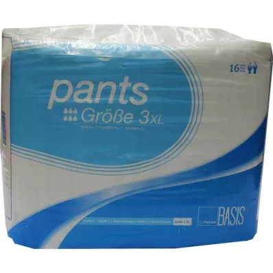 Param Pants Basic Str 3 XL, 16 stk