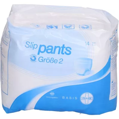 PARAM Slip Pants Basis Gr.2, 14 stk