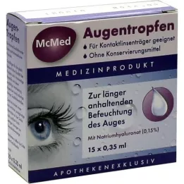 MCMED Pipetter for øyedråper, endose, 15X0,35 ml