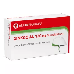 GINKGO AL 120 mg filmdrasjerte tabletter, 60 stk