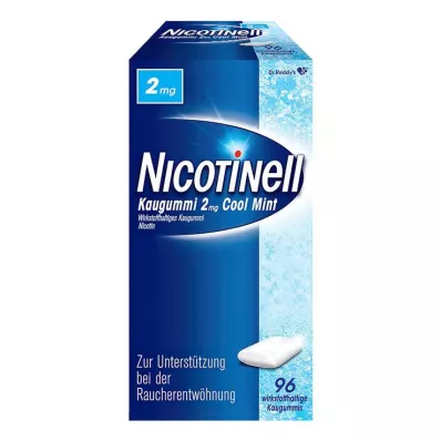 NICOTINELL Tyggegummi Cool Mint 2 mg, 96 stk