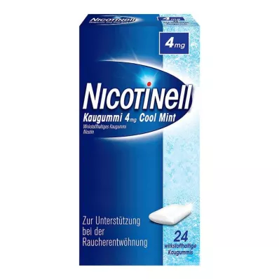 NICOTINELL Tyggegummi Cool Mint 4 mg, 24 stk