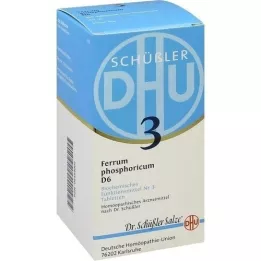 BIOCHEMIE DHU 3 Ferrum phosphoricum D 6 tabletter, 420 stk