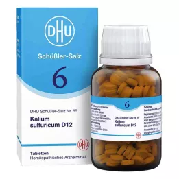 DHU Schuessler salt nummer 6 kalium sulfuricum D12 tabletter (420 stykker)