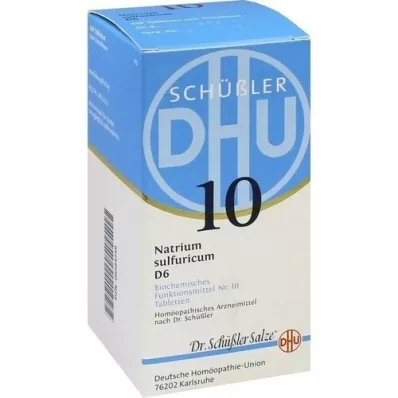 BIOCHEMIE DHU 10 Natrium sulfuricum D 6 tabletter, 420 stk