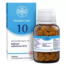 DHU Schuessler salt nummer 10 natriumsulfuricum D12 tabletter (420 stykker)