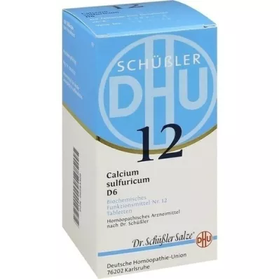 BIOCHEMIE DHU 12 Calcium sulfuricum D 6 tabletter, 420 stk