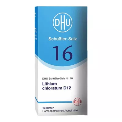DHU Schüßler salt nr. 16 Lithium chloratum D12 tabletter, 420 stk
