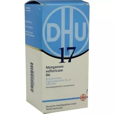 BIOCHEMIE DHU 17 Manganum sulphuricum D 6 tabletter, 420 stk