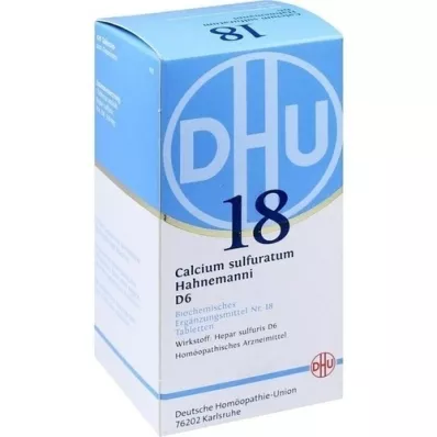 BIOCHEMIE DHU 18 Calcium sulphuratum D 6 tabletter, 420 stk