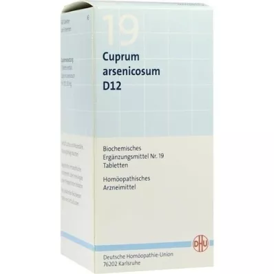 BIOCHEMIE DHU 19 Cuprum arsenicosum D 12 tabletter, 420 stk