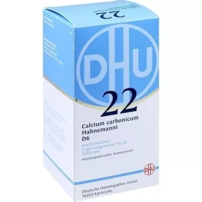 BIOCHEMIE DHU 22 Calcium carbonicum D 6 tabletter, 420 stk