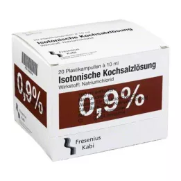 KOCHSALZLÖSUNG 0,9 % Pl.Fresenius injeksjonsvæske, oppløsning, 20X10 ml