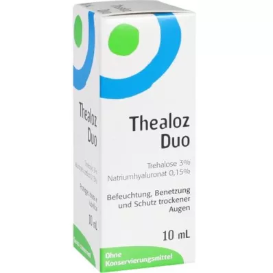 THEALOZ Duo øyedråper, 10 ml