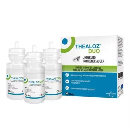 THEALOZ Duo øyedråper, 3X10 ml