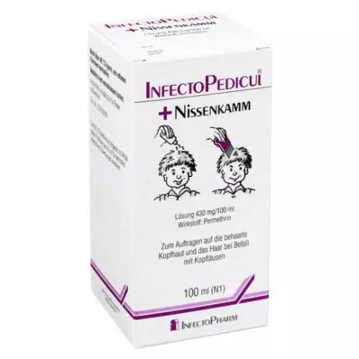 INFECTOPEDICUL Løsning + nitratkam, 100 ml