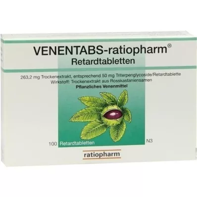 VENENTABS-ratiopharm retard tabletter, 100 stk