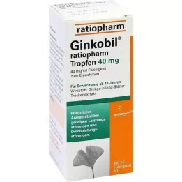 GINKOBIL-ratiopharm dråper 40 mg, 100 ml