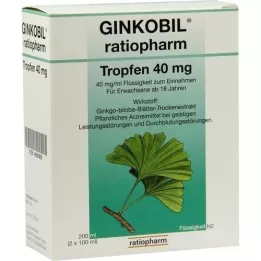 GINKOBIL-ratiopharm dråper 40 mg, 200 ml