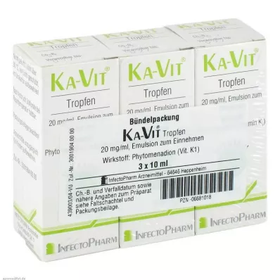 KA VIT Dråper, 3X10 ml KA VIT Dråper, 3X10 ml