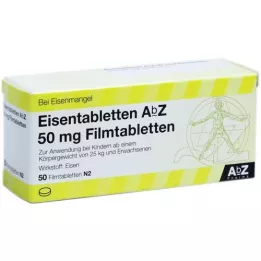 EISENTABLETTEN AbZ 50 mg filmdrasjerte tabletter, 50 stk