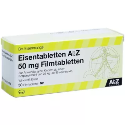 EISENTABLETTEN AbZ 50 mg filmdrasjerte tabletter, 50 stk