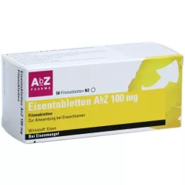 EISENTABLETTEN AbZ 100 mg filmdrasjerte tabletter, 50 stk
