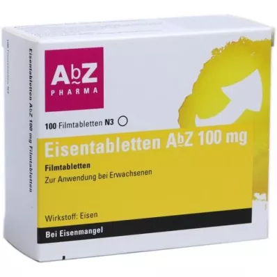 EISENTABLETTEN AbZ 100 mg filmdrasjerte tabletter, 100 stk